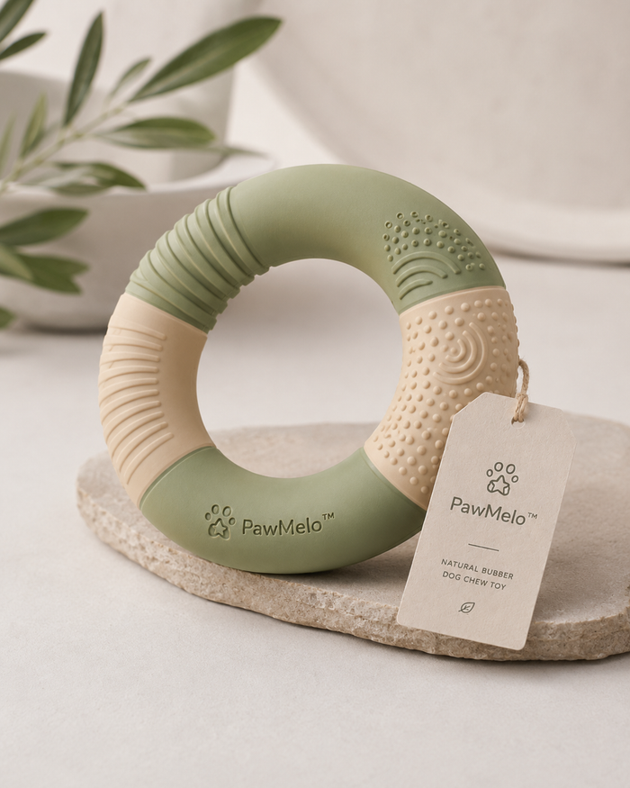 PawMelo™ Natural Rubber Dog Chew Ring