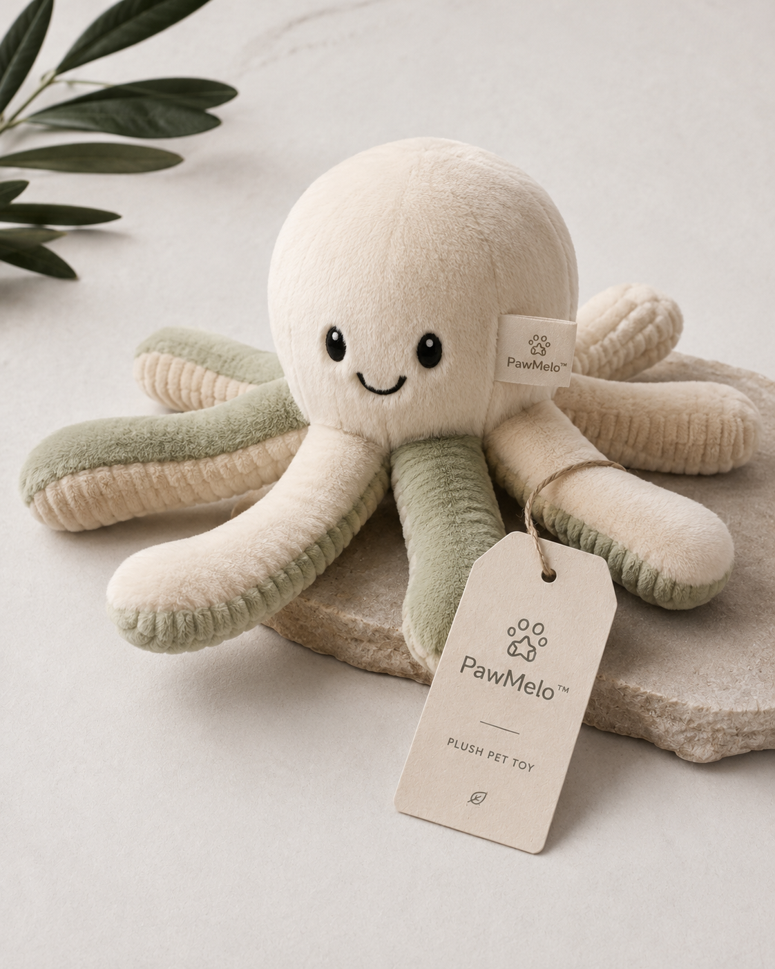 PawMelo™ Plush Octopus Pet Toy